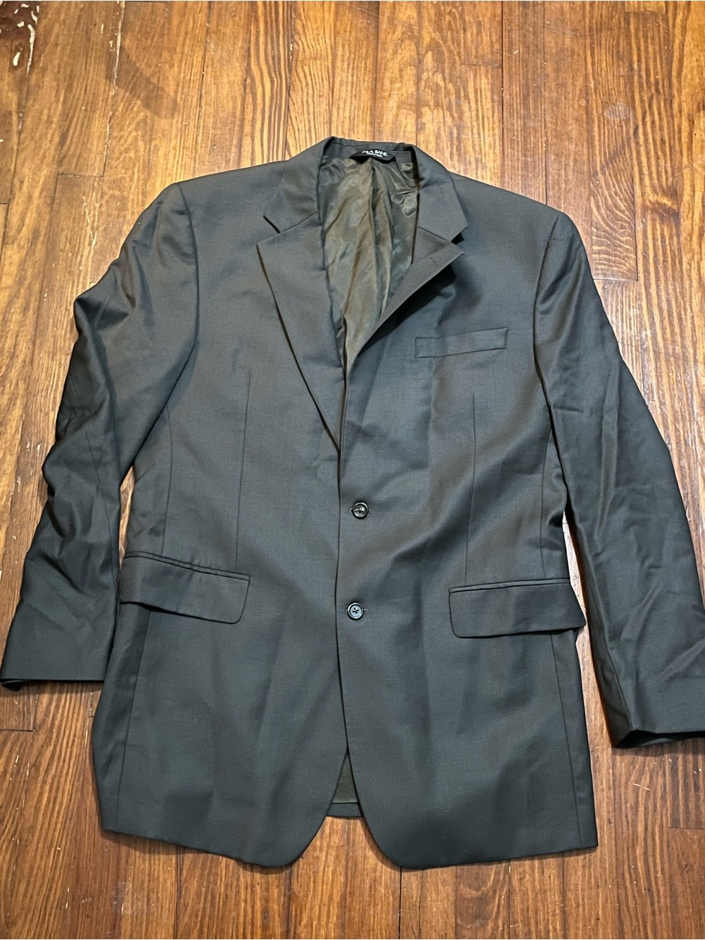 Jos. A. Bank Greenish Grey Men's Two-Button Suit Jacket